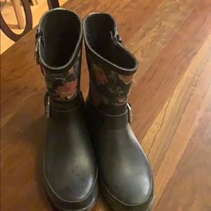 Ralph Lauren Flower Print Rain Boots